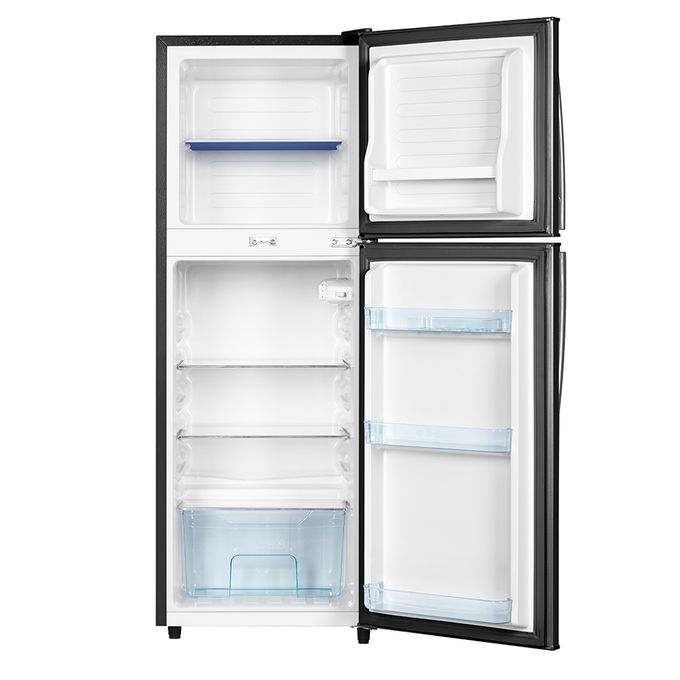Ramtons RF/203, 2 Door Direct Cool Fridge, 128 Litres - Silver(1YR WRTY)