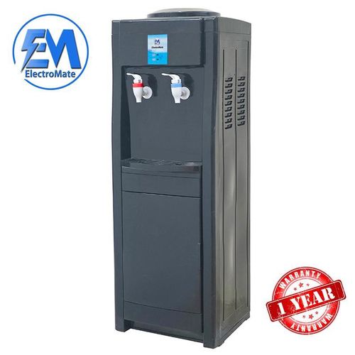 Em Water Dispenser Hot And Normal With Storage Cabinet Black Dispenser WD02 (1YR WRTY)