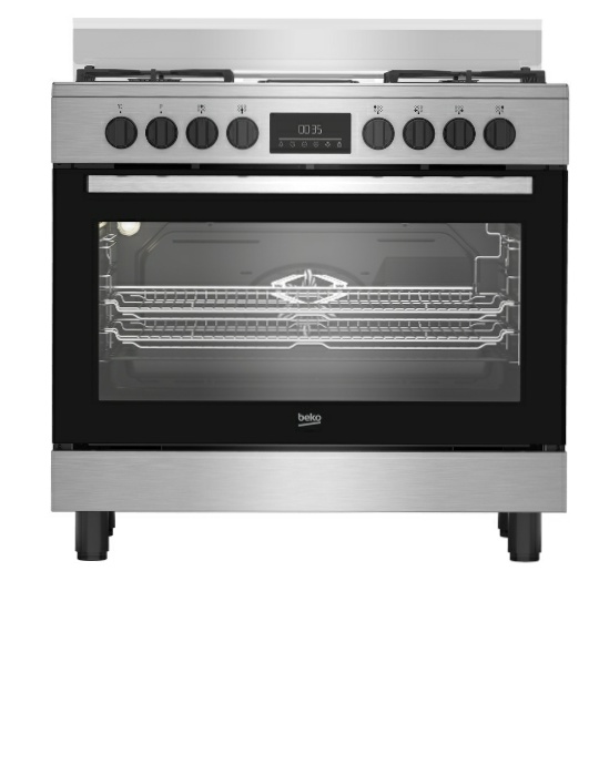 Beko BGM 21225 EX Cooker 4 Gas 2 Electric 90 CM